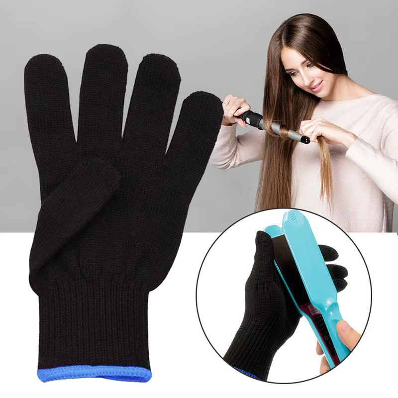 1 Pair Professional Heat Resistant Glove Hair Styling Tool for Curling Straight Flat Iron Heat Glove for Curling Iron