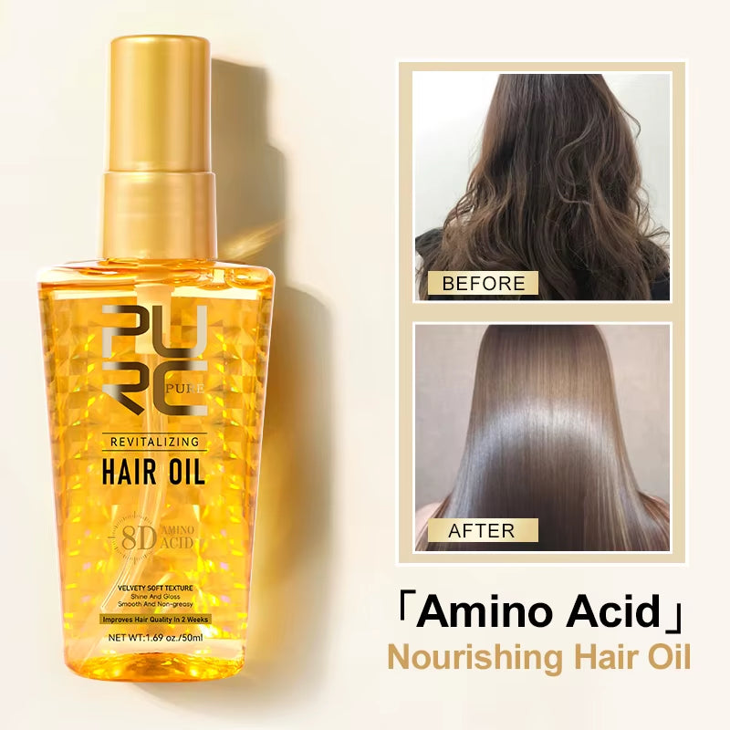 Morocco Argan Oil Nourishing Hair Oil Smoothing Shine Soft Hair Serum Repair Damaged Frizz Dry Hair Treatment Hair Care