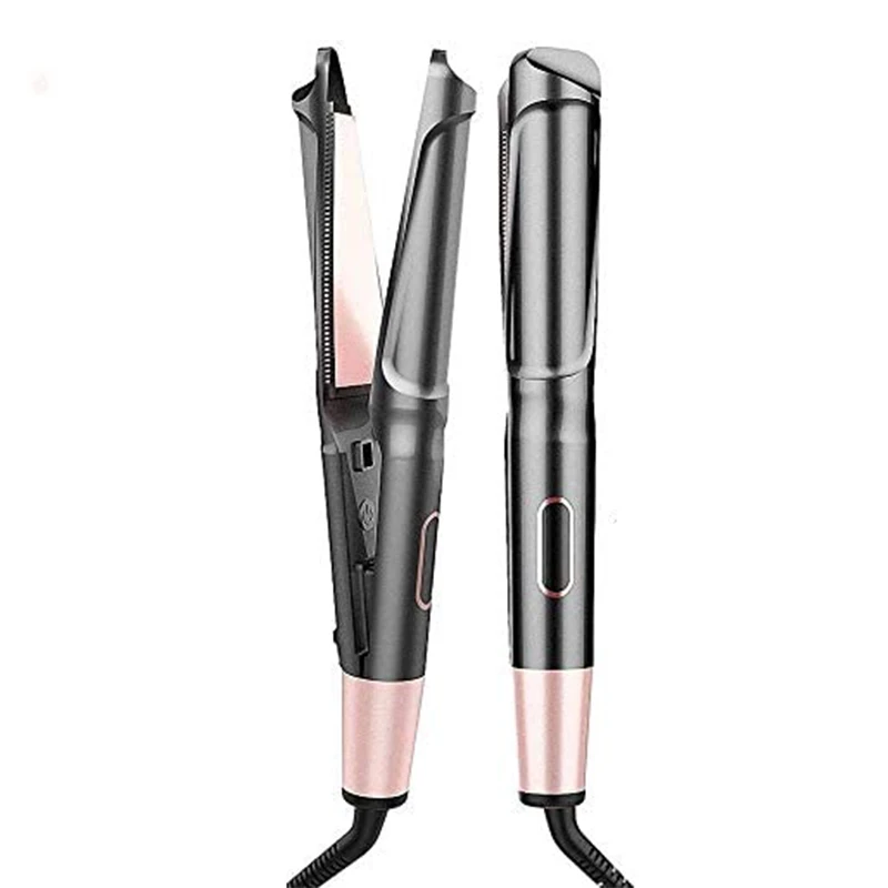 Hot Selling and Useful Twisted Flat Iron Two in One Hair Curler Curler and Straightener Magic Curler
